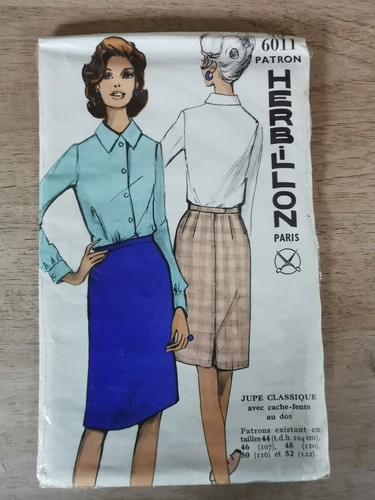 Patron De Couture Ancien Echo De La Mode 1960 - Robe Droite Boutonnée Taille 44