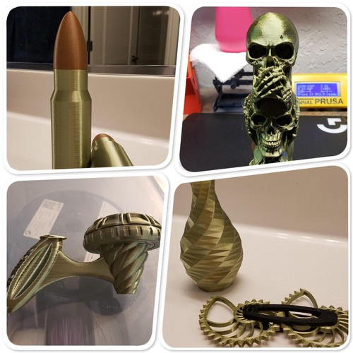Muestra de filamento de seda PLA para impresoras 3D plumas 1 pieza 100 g / 30 m 1,75 mm de diámetro - Imagen 23 de 33