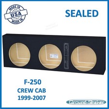 Triple Sealed Sub Box 1999 - 2007 Ford F250 Crew Cab Subwoofer Enclosure