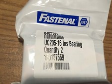 Set Screw Insert Bearing UC205-16 1" Bore Qty: 2