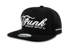 FUNK MOTORSPORT BLACK 3D Embroided Snap Back CAP with Holographic Sticker