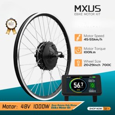 MTB E-bike High Speed Brushless Gear Rear Rotate Motor 20-29Inch 700C 48V 1000W