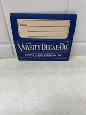 Vintage Potter Mfg. Co - Varsity Decal-Pac - Utah State Agricultural College