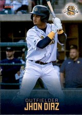 2023 Charleston RiverDogs Choice #23 Jhon Diaz Dominican Republic Baseball Card
