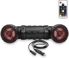 Pyle Marine ATV Powered Speakers 4.0 Wireless Bluetooth 800 Watt Color Changing