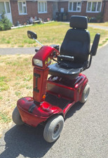 Rascal Pioneer 4-Wheel Electric Mobility Scooter Red Swivel Seat 8mph 159kg