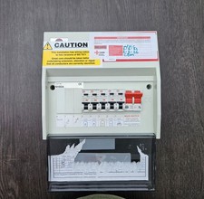 Wylex 8-Way RCBO Plastic Consumer Unit 100A Main Switch.