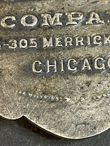 Hawk-eye Compound Company Chicago Watch Fob - Picture 11 of 12