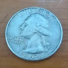 1962-D Washington Quarter 25C Silver XF condition