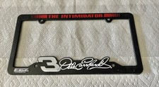 RARE Dale Earnhardt #3 The Intimidator NASCAR Plastic License Plate Frame
