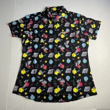 Dixxon Short Sleeve Shirt Womens Large The Gamer Black Video Games New NWOT