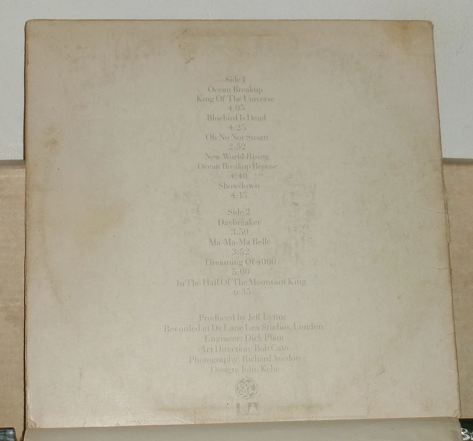 Electric Light Orchestra – On The Third Day - ELO - 1973 Vinyl LP Record Album - Image 2 of 2