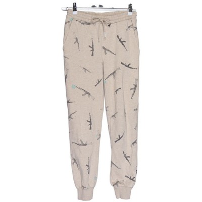 Drop Dead, Jogginghose, Größe: S, Beige, Baumwolle/Polyester, Print #mfI