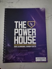 2025 LSU CHAMPIONSHIP BASEBALL SEASON TICKET BOOK UNTOUCHED. ORIGINAL TICKETS.