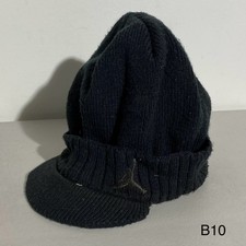 Air Jordan Beanie Hat Cap One Size Black Acrylic Knit Winter Warm Unisex Adults