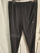 Adidas Kids S Regular Tapered Fit Black Bottoms . New