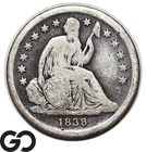 1838 Seated Liberty Dime