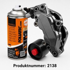 Foliatec Bremssattellack Spray 2K Gunmetal Grau Silber 2 Komponenten Lackspray