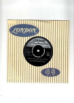 RIGHTEOUS BROTHERS YOU'VE LOST THAT LOVIN' FEELIN' / THERE' A WOMAN.UK ORIG. Sehr guter Zustand+
