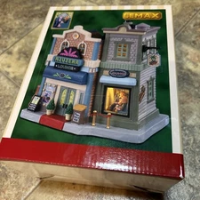 Lemax Riviera Lounge Holiday Village -Train Lighted Bar