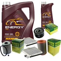 Mann Inspektionspaket 6L Mannol Energy 5W-30 FüR Renault Espace III 1.9 Dti