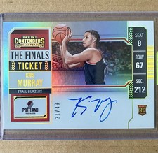 2023-24 Panini Contenders - Kris Murray The Finals Ticket Auto Variation /49 RC