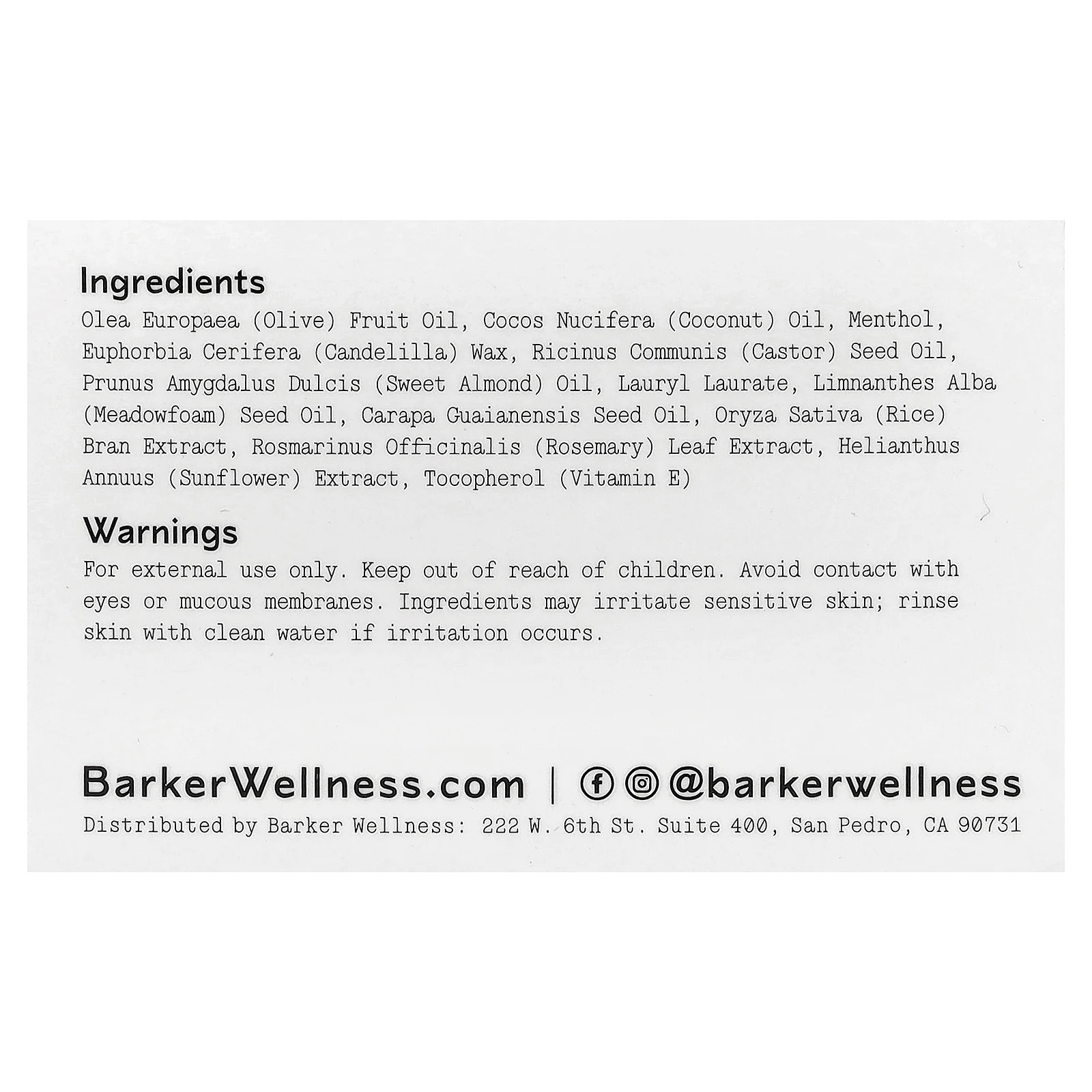 Muscle Therapy Balm, 4 oz (120 ml)