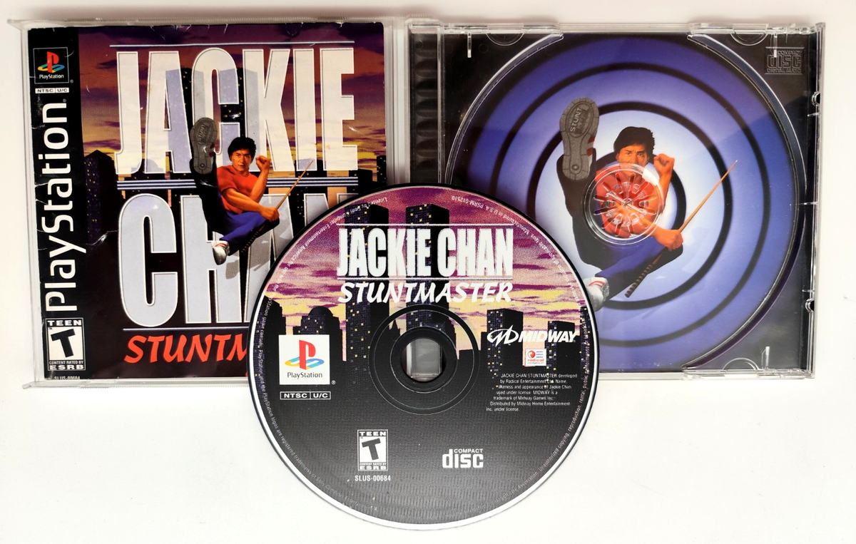 Jackie Chan Stuntmaster (Sony PlayStation 1 PS1, 2000) COMPLETE