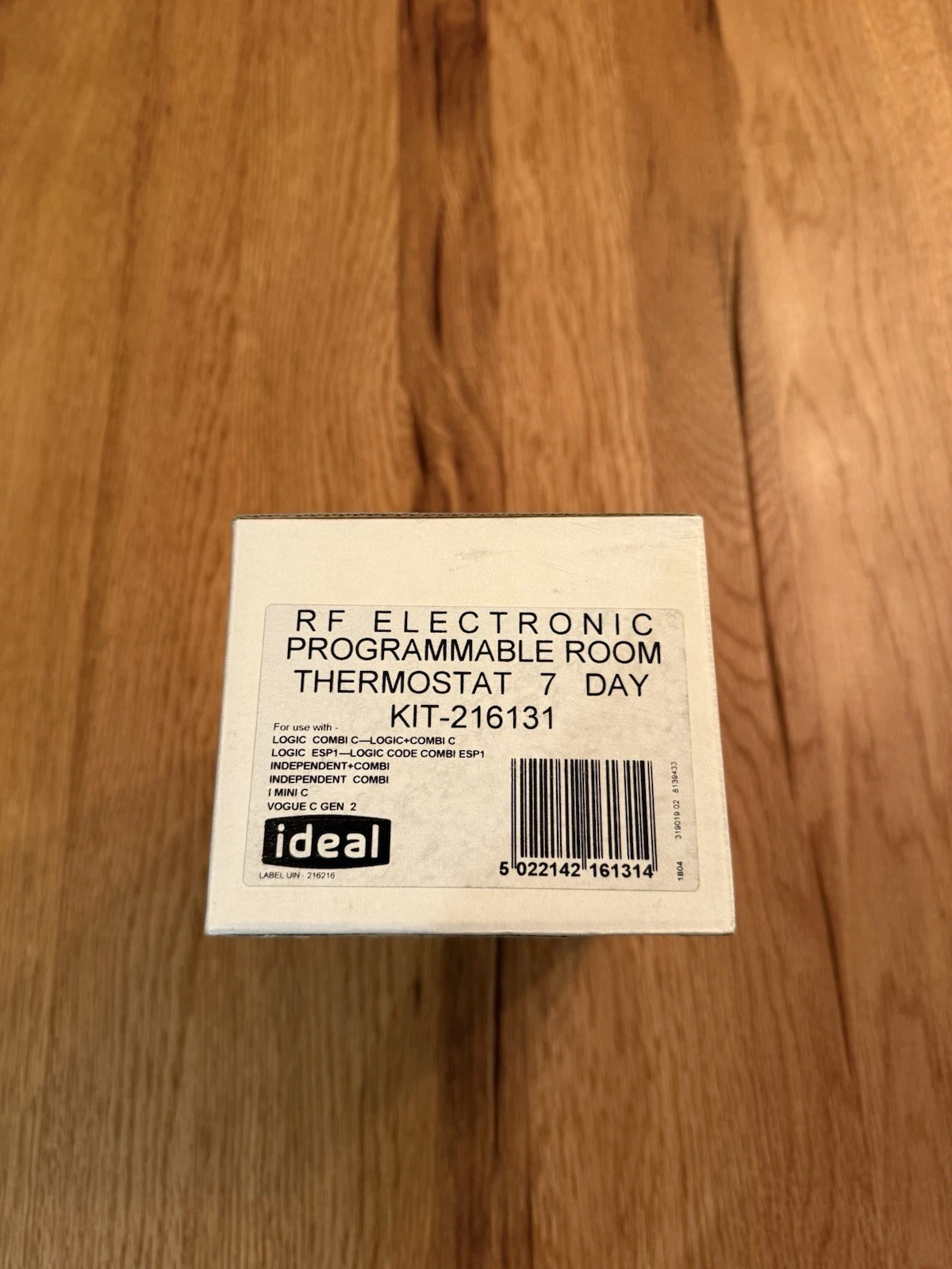 Ideal RF Electronic 7 Day Programmable Room Thermostat & Receiver Kit 216131 New 2