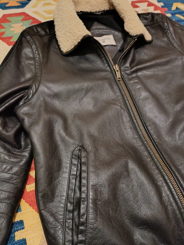 Giubbotto pelle Chevignon Aviator  🇫🇷 medium  - Imagen 4 de 4