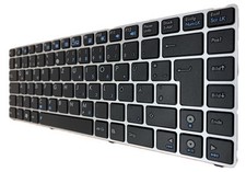 RAHMEN silber - Tastatur für Asus Asus UL20FT Eee PC 1201K 1201T 1201N