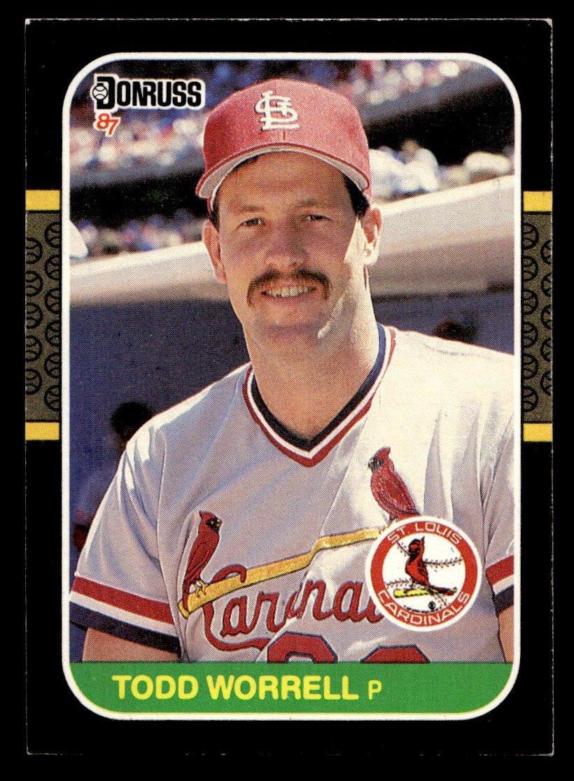 1987 Donruss - Todd Worrell Baseball card #307 St. Louis Cardinals Raw