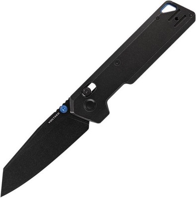Vosteed Parallel Crossbar Lock Black Titanium Folding 154CM Pocket Knife A3501