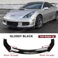 For Toyota Celica 2000-2005 Black Front Bumper Lip Splitter Spoiler Body Kit