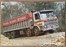 SCANIA P82 M8 x 4RSi FORWARD CONTROL TIPPER Sales Literature 1982-83