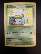 Bulbasaur 001/034 Trading Card Game Classic NM