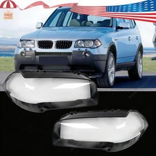 A Pair For 2004-2010 Bmw E83 X3 Front Headlight Lens Headlamp Cover Left Right A Pair For 2004-2010 Bmw E83 X3 Front Headlight Lens Headlamp Cover Left Right