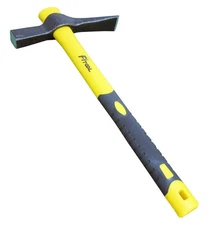 Forged Masons Hammer, 25oz Bricklayer's Solid Mattock Cutter Hammer, Masonry ...