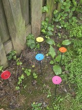 Handmade Colorful Garden Bee Watering Cups