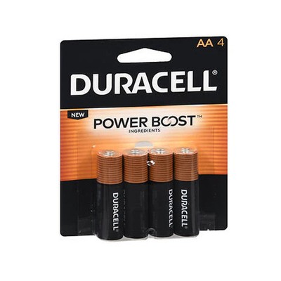 Power Boost Alkaline Batteries Aa 4 Count  by Duracell