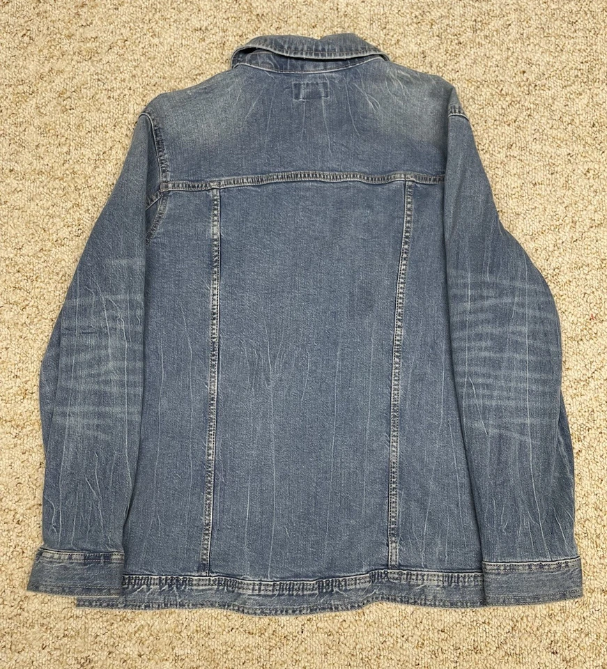 Chaqueta vaquera Arizona para mujer talla XL abotonada elástica denim azul Foto 2 de 4