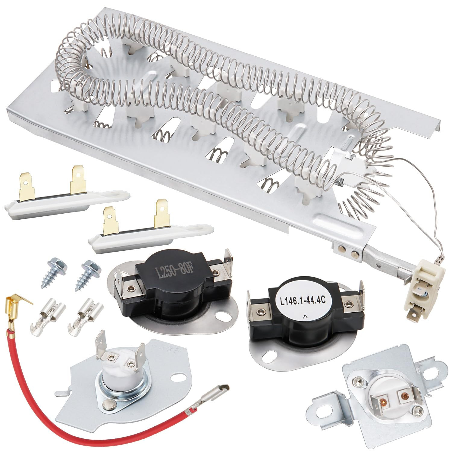 Dryer Heating Element Kit by - Compatible with Whirlpool
