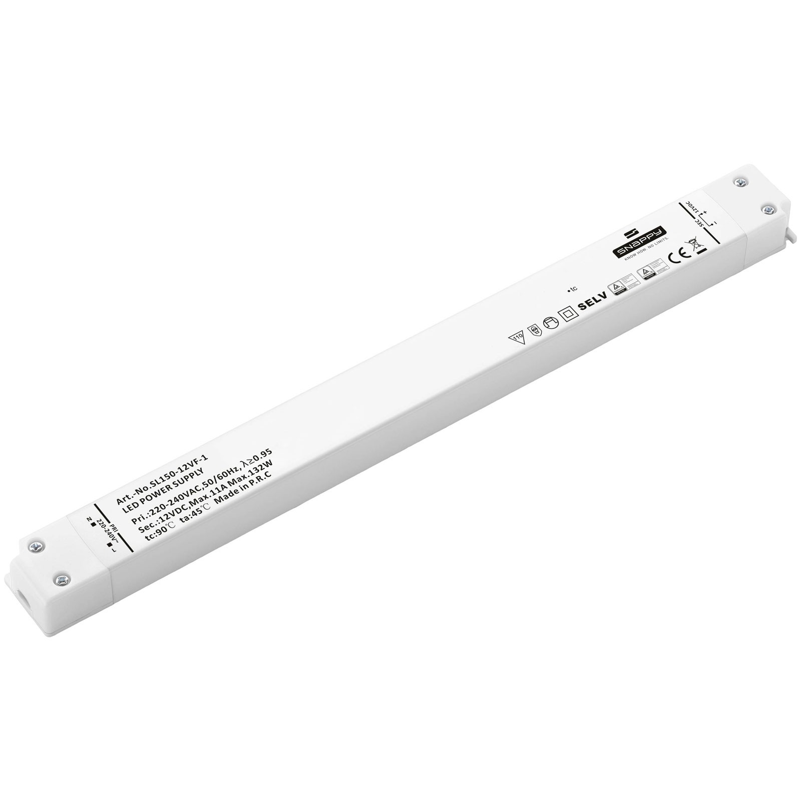 Dehner Elektronik LED Driver 150W 12V Furniture Safe
