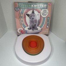 LITTER KWITTER Cat Toilet Training System No DVD Or Manual