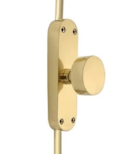 Signature Ironmongery Sun Grove Door Brass Cremone Bolt 9 feet Unlacquered Brass