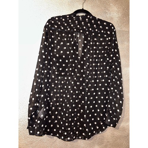 Kut from the Kloth Business Office Performance Polka Dot Convertible Sleeves Top - Picture 6 of 12