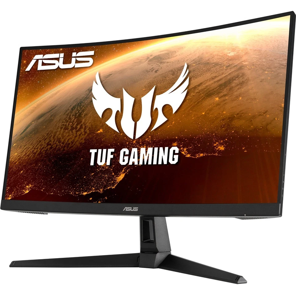 Asus VG27VH1B 27" Full HD Curved Screen LED Gaming LCD Monitor - 16:9 - Black - Image 2 of 4