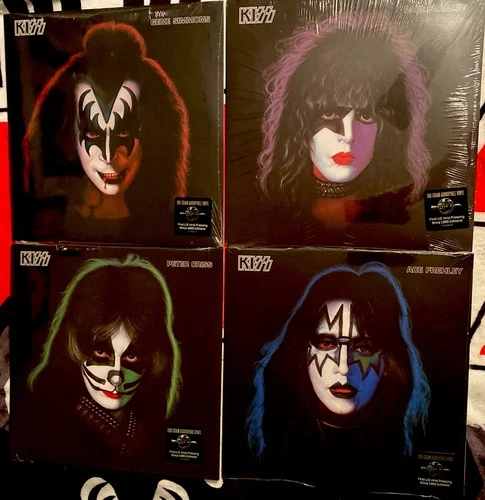 KISS Solo 4LP Set 2014 180g Audiophile Vinyl SEALED/SHRINK Complete Albums