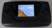 Sega Game Gear New IPS LCD USB-C Rechargeable Batterys Black Recapped Stereo