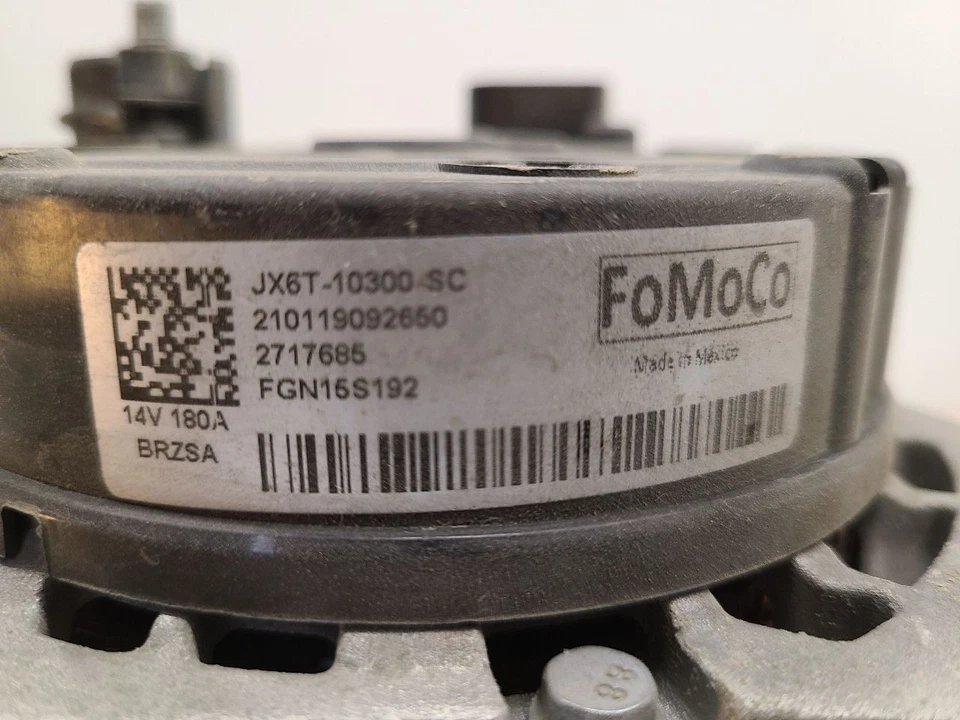 Alternador ID FORD BRONCO SPORT 2021 2022 2023 2024 2025 JX6T-10300-SC Foto 3 de 4